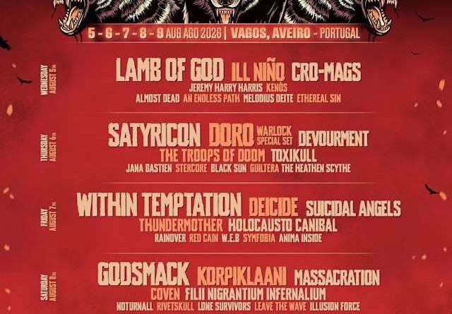 Vagos Metal Fest: Últimas Confirmações Bombásticas!