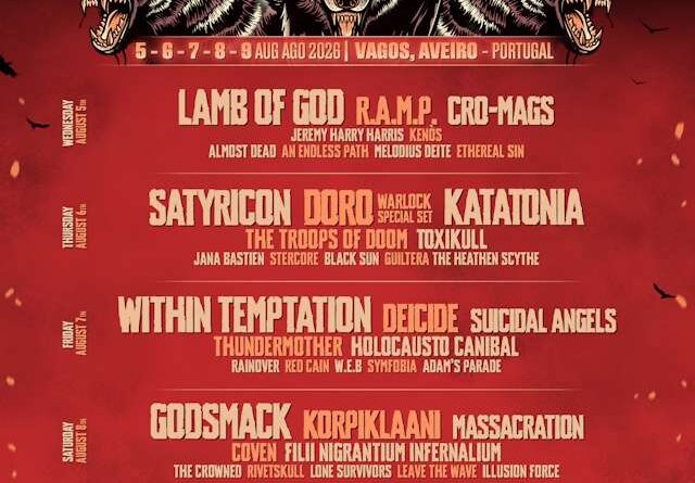 Vagos Metal Fest: Ill Niño Cancelam, RAMP Adicionados!